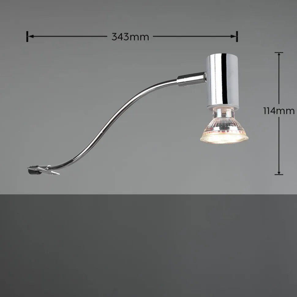 Seinävalaisin Trio Giada H2O GU10 eri värejä