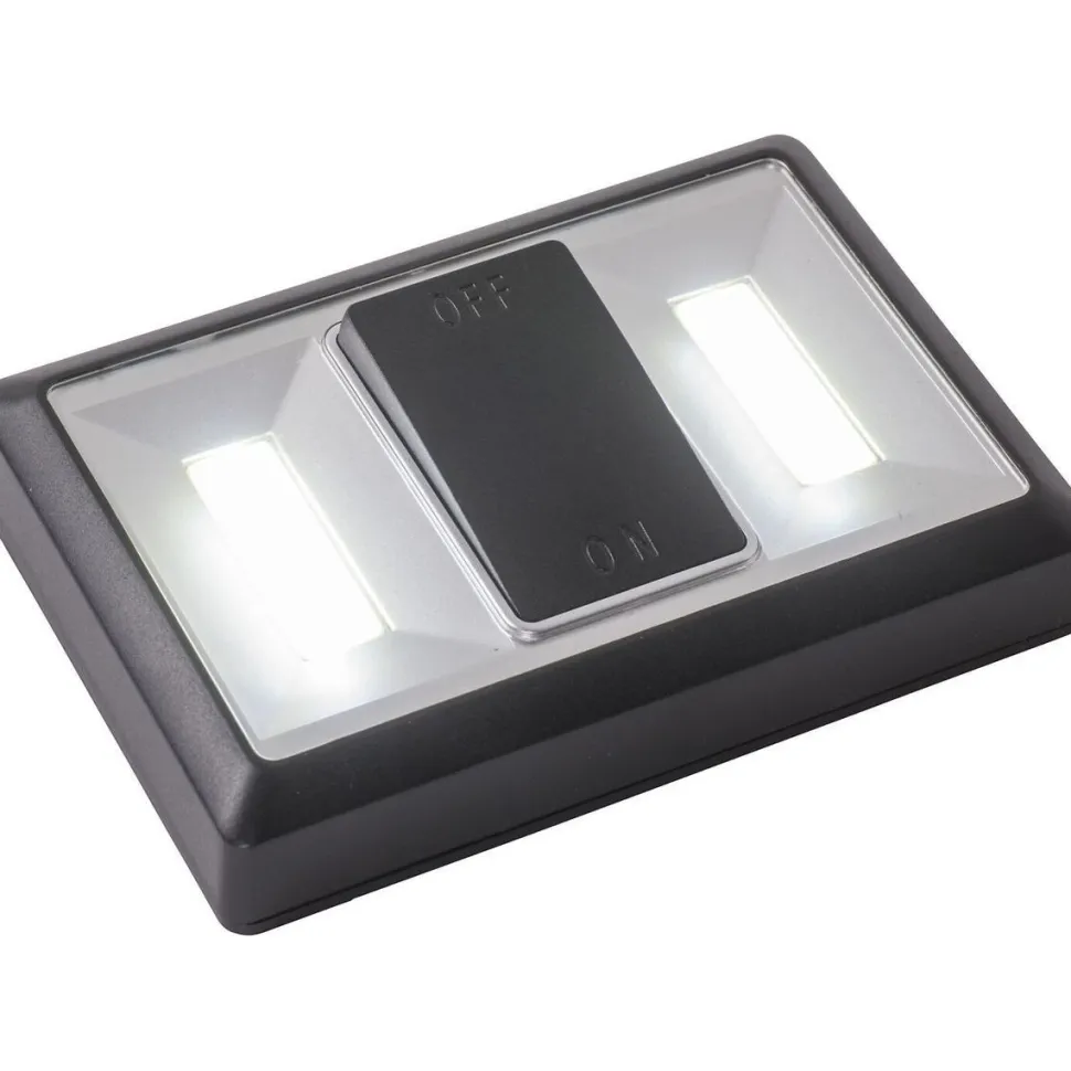 Seinävalo Airam Wally, 2x3W COB LED, 250lm, paristokäyttöinen
