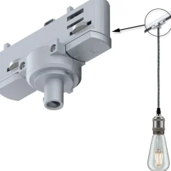 Sovitin riippuvalaisimelle Paulmann ProRail3, max.1150W, 230V, musta