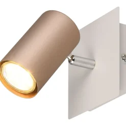 Spotti Trio Marley GU10 valkoinen/ruskea