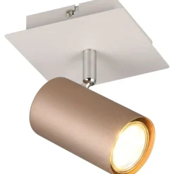 Spotti Trio Marley GU10 valkoinen/ruskea