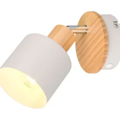 Spotti Trio Shanti E14 lämmin harmaa/puu