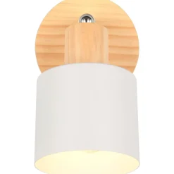 Spotti Trio Shanti E14 lämmin harmaa/puu