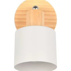 Spotti Trio Shanti E14 lämmin harmaa/puu