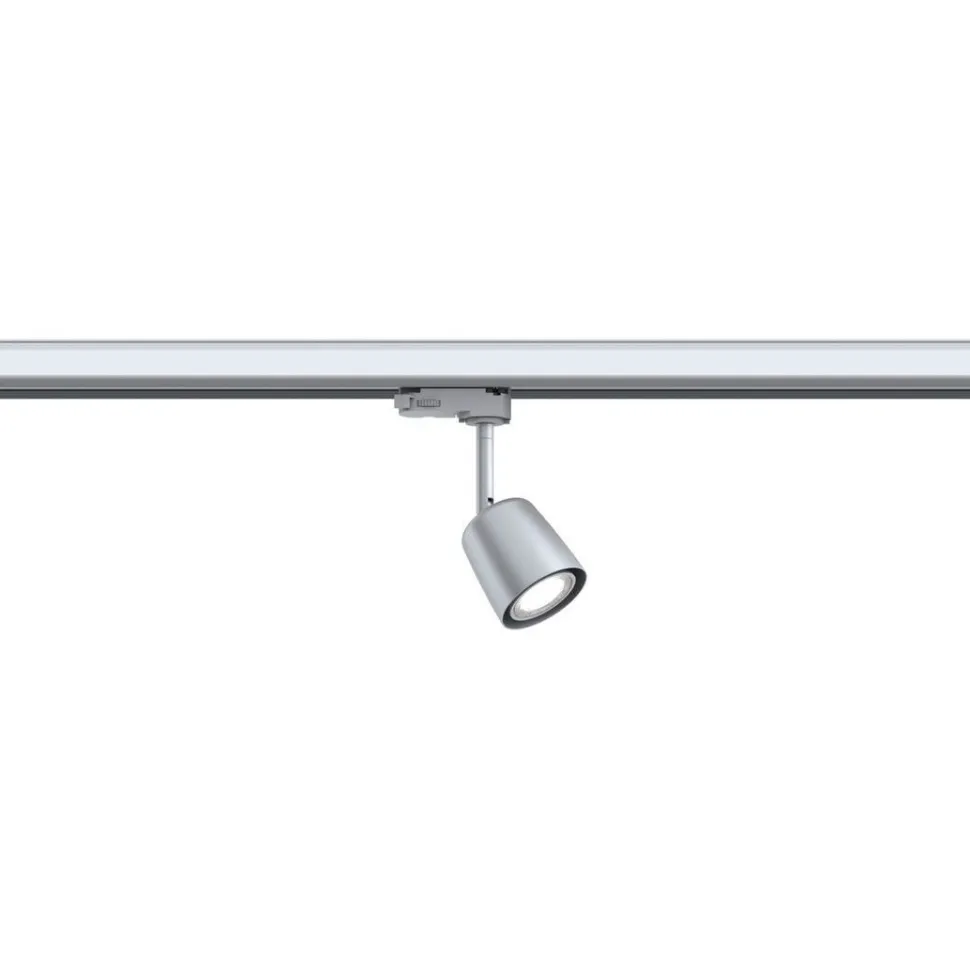 Spottivalaisin kiskoon Paulmann ProRail3 Cover, GU10, max.10W, himmennettävä, hopea