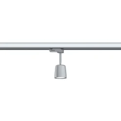 Spottivalaisin kiskoon Paulmann ProRail3 Cover, GU10, max.10W, himmennettävä, hopea