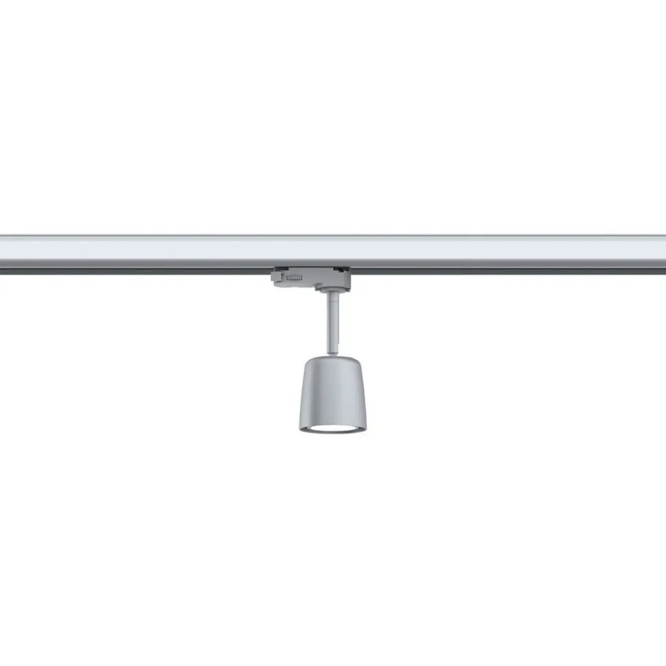 Spottivalaisin kiskoon Paulmann ProRail3 Cover, GU10, max.10W, himmennettävä, hopea