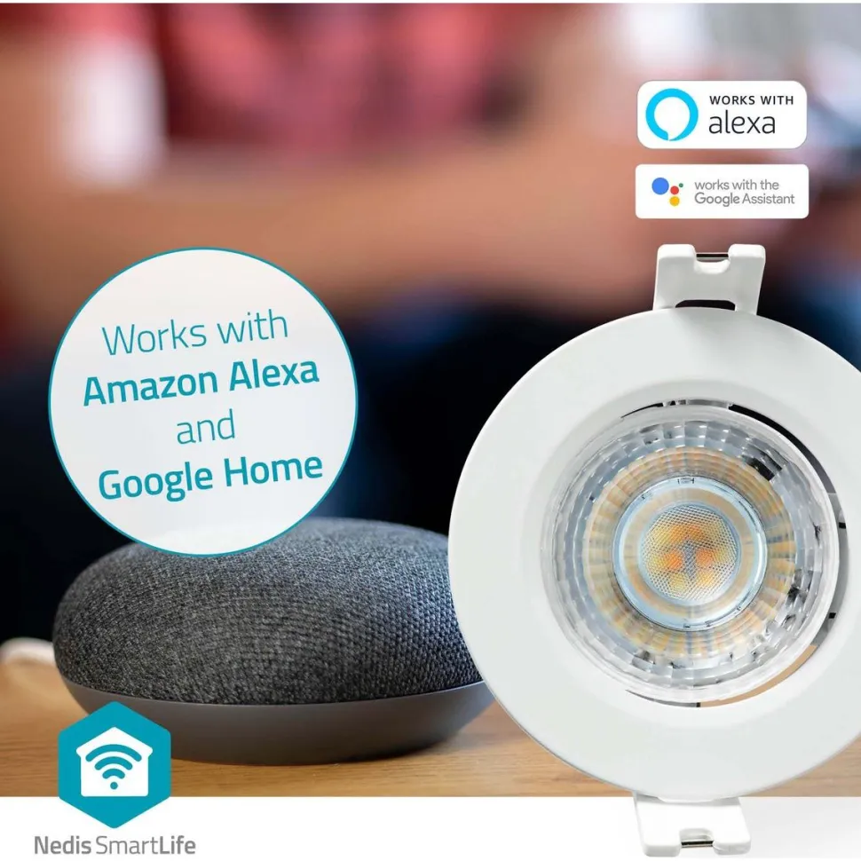 Spottivalaisin Nedis WIFILCS10WT SmartLife Wi-Fi, 360lm