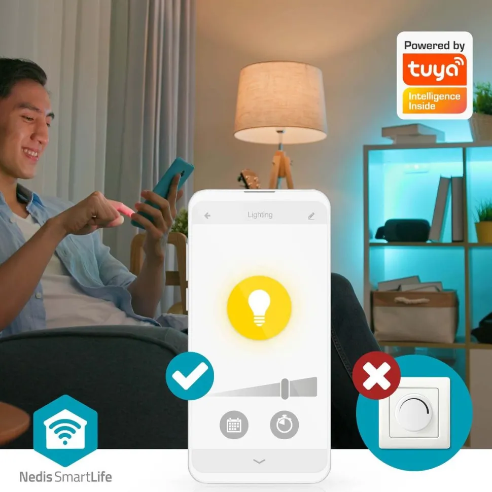 Spottivalaisin Nedis WIFILCS10WT SmartLife Wi-Fi, 360lm