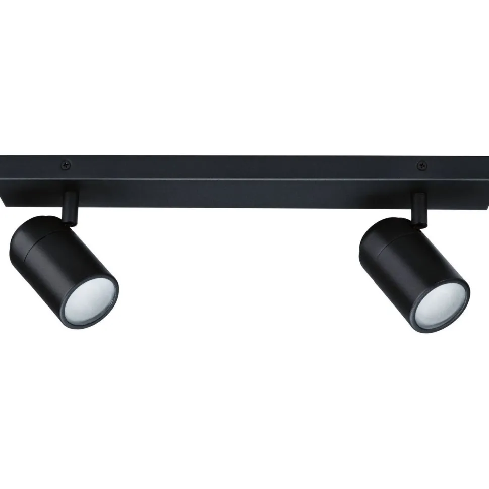 Spottivalaisin Paulmann Zyli 2-osainen IP44 GU10 max. 2x10W himmennettävä mattamusta