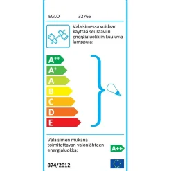 Spottivalaisin Eglo Zapata 1 musta