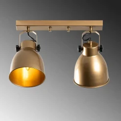 Spottivalaisin kattoon Linento Lighting Spotkafasi, 2-osainen, musta