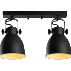 Spottivalaisin kattoon Linento Lighting Spotkafasi, 2-osainen, musta