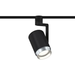 Spottivalaisin kiskoon Paulmann URail Asthene, E27, max.50W, himmennettävä, musta