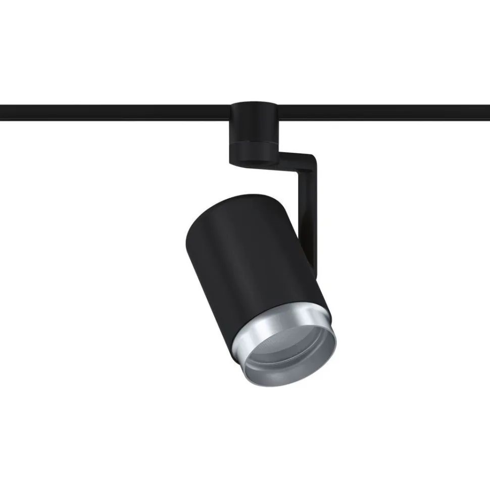 Spottivalaisin kiskoon Paulmann URail Asthene, E27, max.50W, himmennettävä, musta
