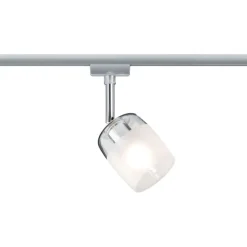 Spottivalaisin kiskoon Paulmann URail Blossom G9 kromi/valkoinen