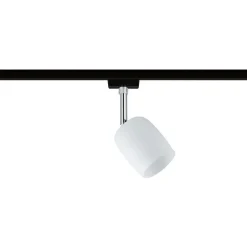 Spottivalaisin kiskoon Paulmann URail Blossom, G9, max.10W, himmennettävä, mattamusta/satiini
