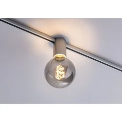 Spottivalaisin kiskoon Paulmann URail, E27, max.20W, himmennettävä, valkoinen