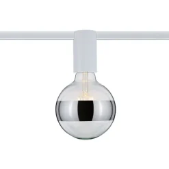 Spottivalaisin kiskoon Paulmann URail, E27, max.20W, himmennettävä, valkoinen