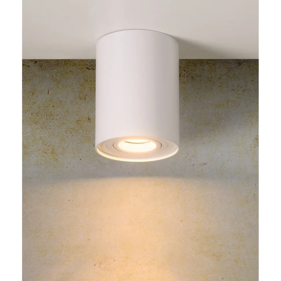 Spottivalaisin Lucide Tube Ø9.6cm GU10 valkoinen