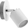 Spottivalaisin Paulmann Tube, IP44, GU10, himmennettävä, valkoinen/kromi