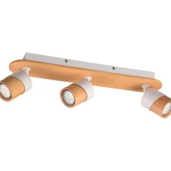 Spottivalaisin Trio Aruni, 3-os, GU10, puu/mattamusta