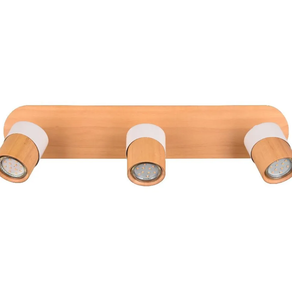 Spottivalaisin Trio Aruni, 3-os, GU10, puu/mattamusta