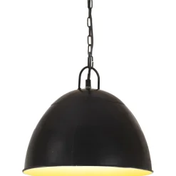 Teollistyylinen riippuvalaisin 25 w musta pyöreä 31 cm e27