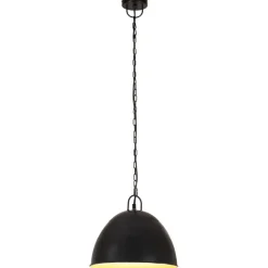 Teollistyylinen riippuvalaisin 25 w musta pyöreä 31 cm e27