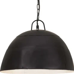 Teollistyylinen riippuvalaisin 25 w syvänmusta 41 cm e27