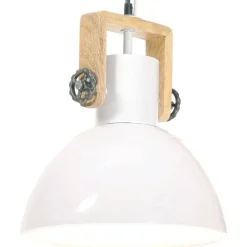 Teollistyylinen riippuvalaisin 25 w valkoinen pyöreä 30cm