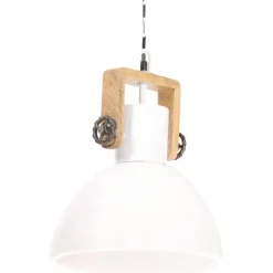 Teollistyylinen riippuvalaisin 25 w valkoinen pyöreä 30cm