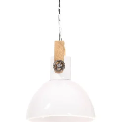 Teollistyylinen riippuvalaisin 25 w valkoinen pyöreä 30cm