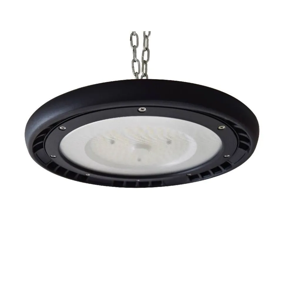 Teollisuusvalaisin Harju Ufo Ø280mm IP44 100W musta