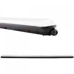 Teollisuusvalaisin Spectrum Limea Gigant Hermetic 1490x72x70mm 75W 4000K 120° IP65 IK10 tiivistetty musta