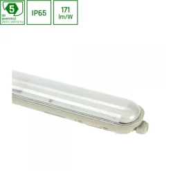 Teollisuusvalaisin Spectrum Limea Gigant tiivistetty 600mm 20W 4000K 120° IP65 IK10 harmaa/valkoinen