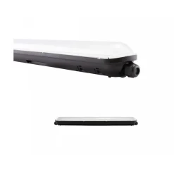 Teollisuusvalaisin Spectrum Limea Gigant tiivistetty 600mm 20W 4000K 120° IP65 IK10 harmaa/valkoinen
