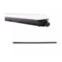 Teollisuusvalaisin Spectrum Limea Gigant tiivistetty 1190x72x70mm 38W 4000K 120° IP65 IK10 musta