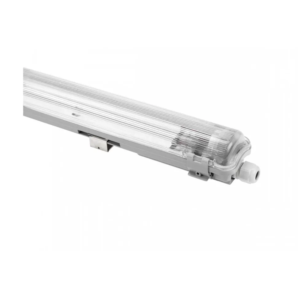 Teollisuusvalaisin Spectrum Limea LED-putki Tri-proof kiinteä 1x60cm G13 IP65 710x65x63mm harmaa