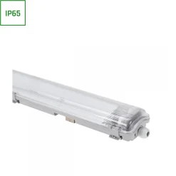 Teollisuusvalaisin Spectrum Limea LED-putki Tri-proof 2x150cm G13 IP65 1610x90x63mm harmaa