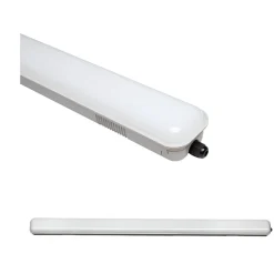 Teollisuusvalaisin Spectrum Limea LED SMD3528 18W 60cm 4000K IP65 85x600x73mm mattakalvo harmaa/valkoinen