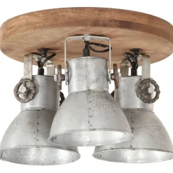 Teollnen kattovalaisin 25 w hopea 42x27 cm e27