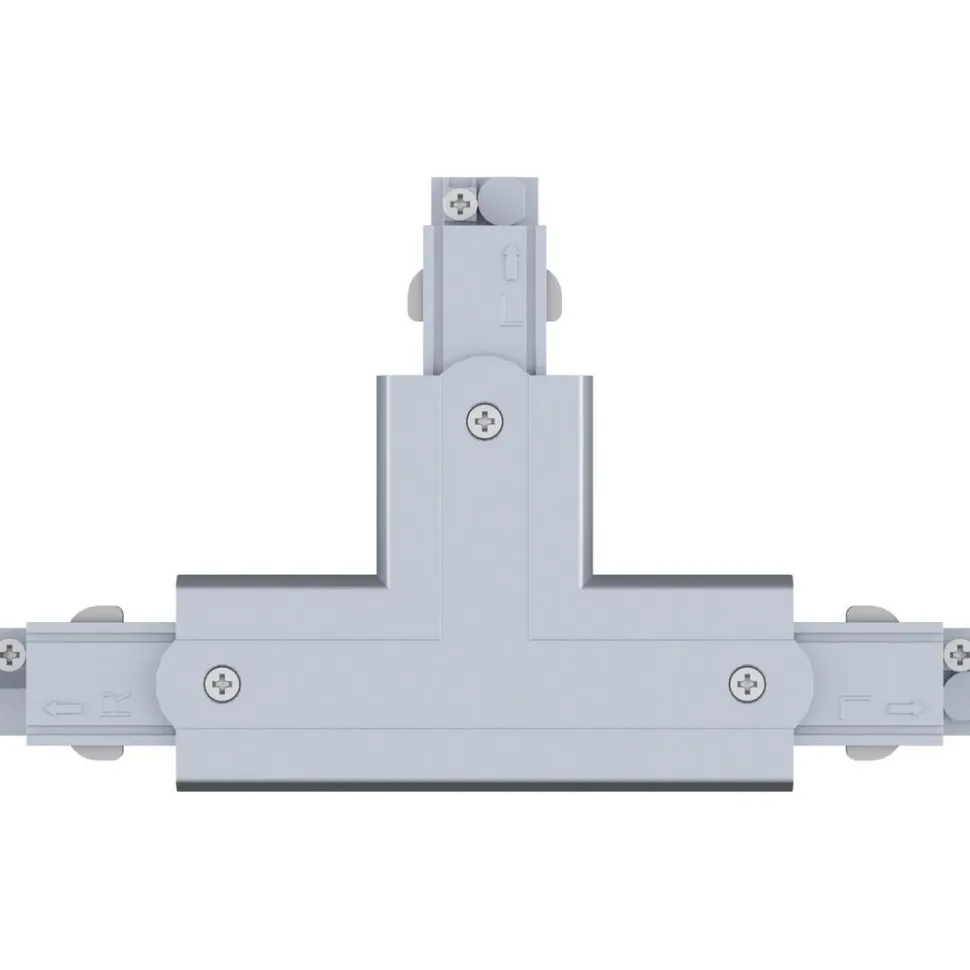 T-liitin Paulmann ProRail3, 167.5x101mm, vasen, hopea