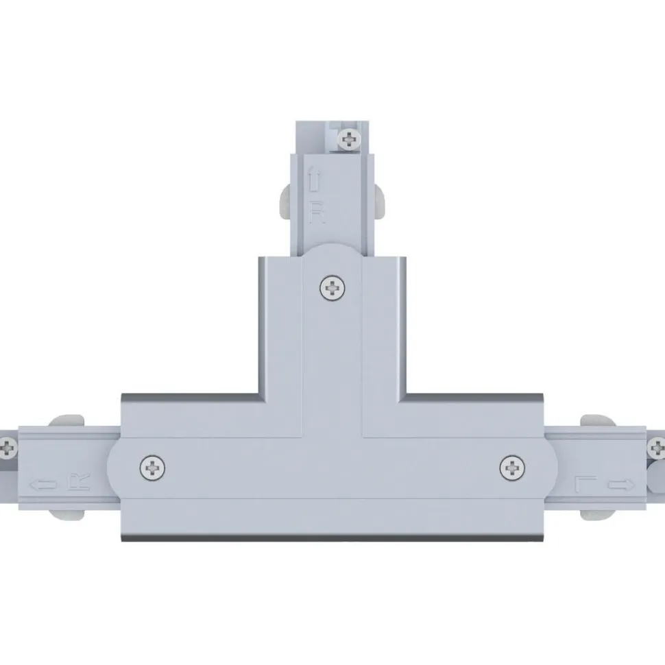 T-liitin Paulmann ProRail3, 167.5x101mm, oikea, hopea