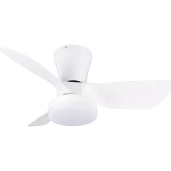 Tuuletinkattovalaisin Trio Randers Ø76cm LED mattamusta
