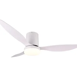 Tuuletinkattovalaisin Trio Göteborg Ø132cm LED mattamusta