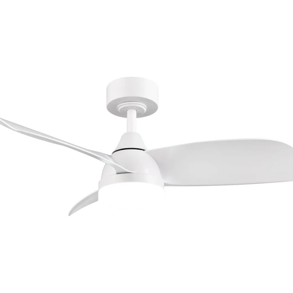 Tuuletinkattovalaisin Trio Helsinki Ø90cm LED mattamusta