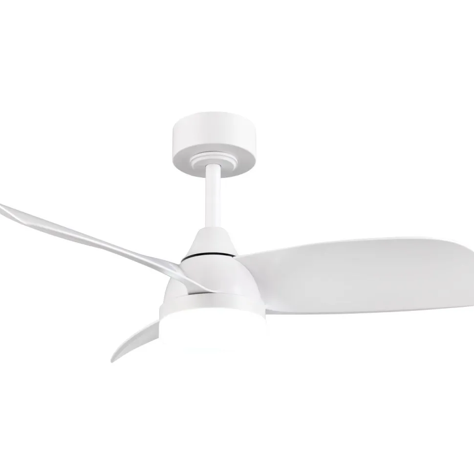 Tuuletinkattovalaisin Trio Helsinki Ø90cm LED mattamusta