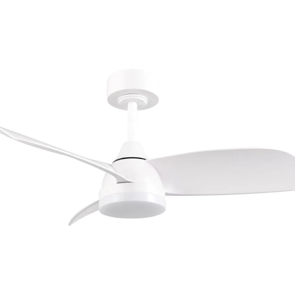 Tuuletinkattovalaisin Trio Helsinki Ø90cm LED mattamusta