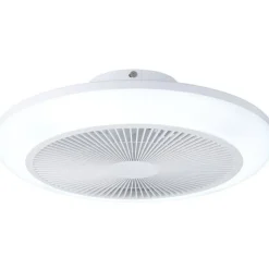 Tuuletinvalaisin Eglo Sayulita Ø46cm, 2700-6500K, IP20, valkoinen/musta